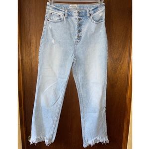 Curve Love Ultra High Rise Ankle Straight Jeans